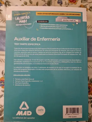 Libros Mad auxiliar de enfermeria