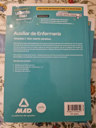 Libros Mad auxiliar de enfermeria
