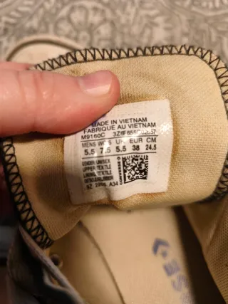 Converse Negras Talla 38