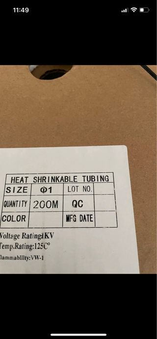 Guaina termorestringente 10 metri