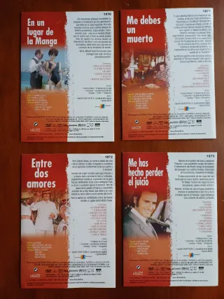 MANOLO ESCOBAR. LOTE 15 PELÍCULAS. DVD.