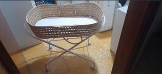 Moisés/Cuna canastilla con soporte