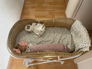 Moisés/Cuna canastilla con soporte