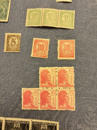 Lote Sellos República Española Antiguos