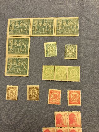 Lote Sellos República Española Antiguos