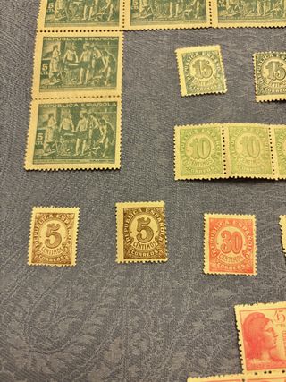 Lote Sellos República Española Antiguos