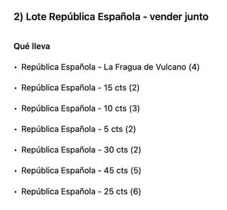 Lote Sellos República Española Antiguos