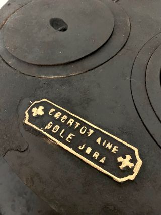 Cocina económica antigua ,de leña. Estufa