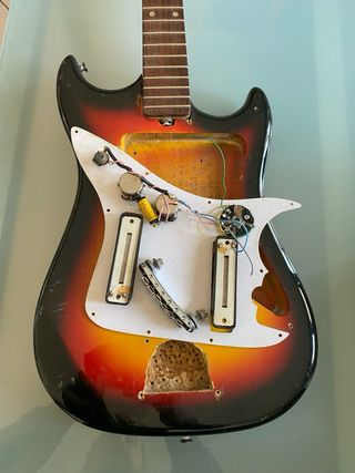 Chitarra Vintage Mustang Italiana Anni '70