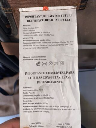 Silla Tumbona Plegable Gravedad Cero