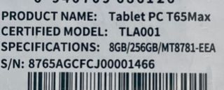 TABLET Teclast T65 Max 13 8GB/256GB Gris NUEVA PRE