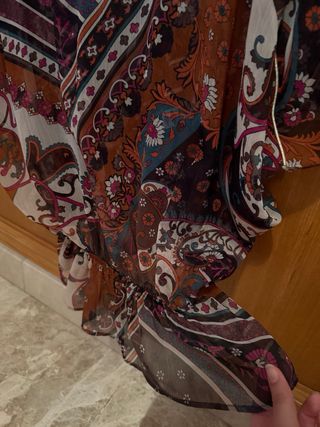 Blusa Morgan manga corta estampado S