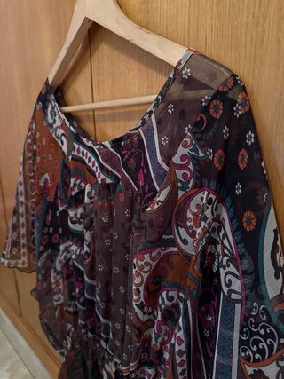 Blusa Morgan manga corta estampado S