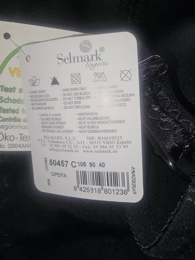 Selmark Lencería Negra