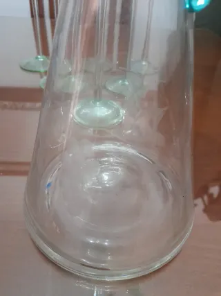 Juego de copas de vidrio