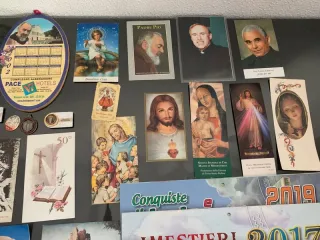 Lotto immagini sacre, santini, medaglie