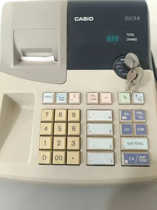 Caja Registradora Casio 120CR-B