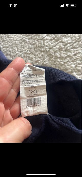 Abito a righe multicolore in maglia