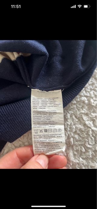 Abito a righe multicolore in maglia