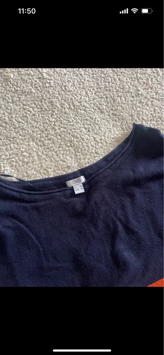 Abito a righe multicolore in maglia