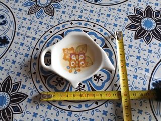 Thun piattino poggia bustina tè farfalla