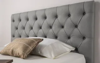 Cabecero Cama Gris 160x6x90cm Nuevo