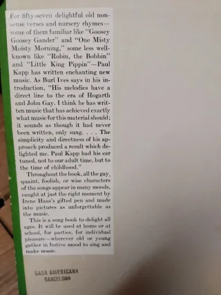 A Cat Came Fiddling - Paul Kapp & Irene Haas