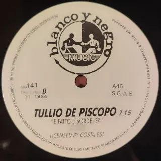 Vinilo Tulio De Piscopa Club Mix