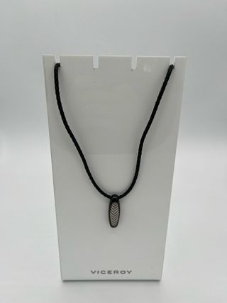 Collar Viceroy acero Negro y Gris
