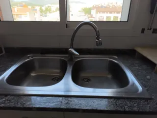 Muebles cocina + campana + grifo + pica + horno