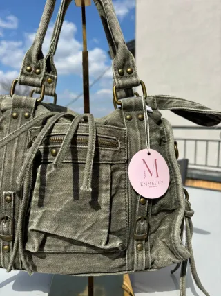 Borsa EMMEDUE verde militare