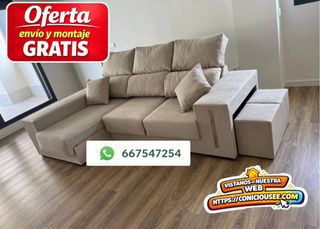 Sofa chaiselongue 3 plazas en oferta