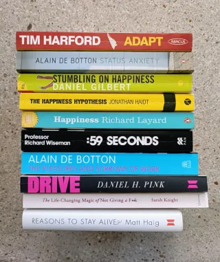 Lote 10 libros en inglés - psicología, bienestar