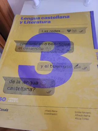 Lengua castellana y Literatura 3 ESO LOMLOE