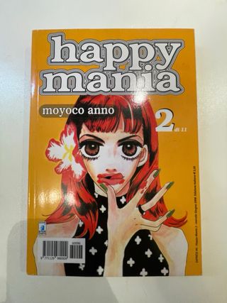 Fumetto manga Happy Mania vol 1 2  set 2006 vintag