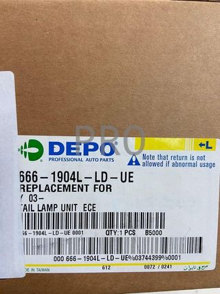 Lancia ypsilon piloto tras izqud ref: 6661904LLDUE