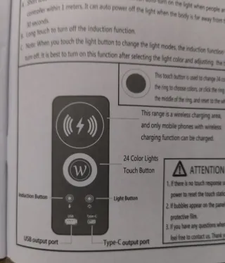 Aparador Cocina con Sensor Luz Led Negro