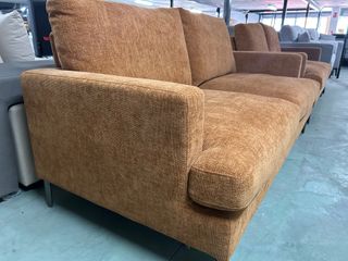 Sofá 3 plazas Moretti naranja 170x85cm