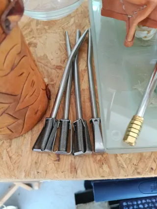 Mate de cuero argentino con bombilla