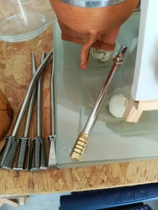 Mate de cuero argentino con bombilla