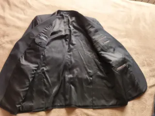 Traje de chaqueta gris hombre