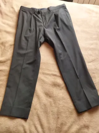 Traje de chaqueta gris hombre
