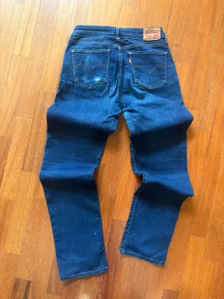 Jeans Levi's 714 Straight Blu W28 Donna