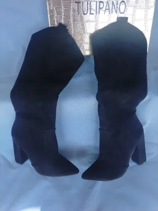 Botas Tulipano doradas talla 36