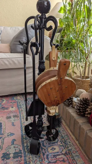 Juego Accesorios Chimenea El Zorro Forja