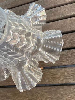 Tulipa muy antigua Cristal Tallado