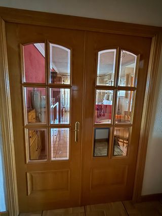 Puertas en roble Macizo Interior y armarios.