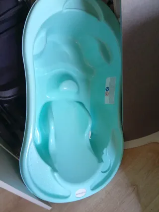 Bañera para bebé azul