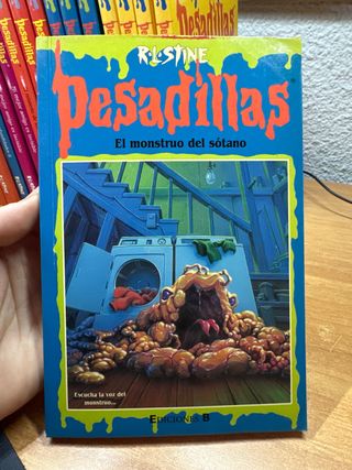 Libro Pesadillas El monstruo del sótano