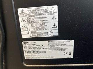 Televisor LG 42 Negro